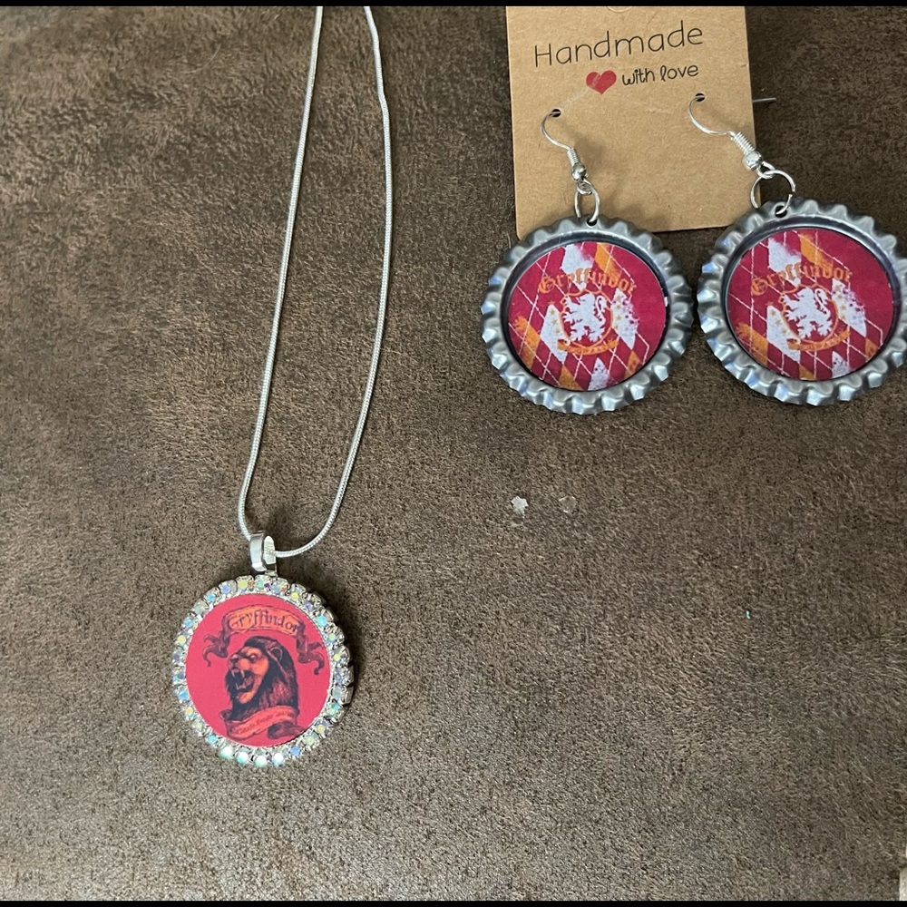 Gryffindor jewlery set